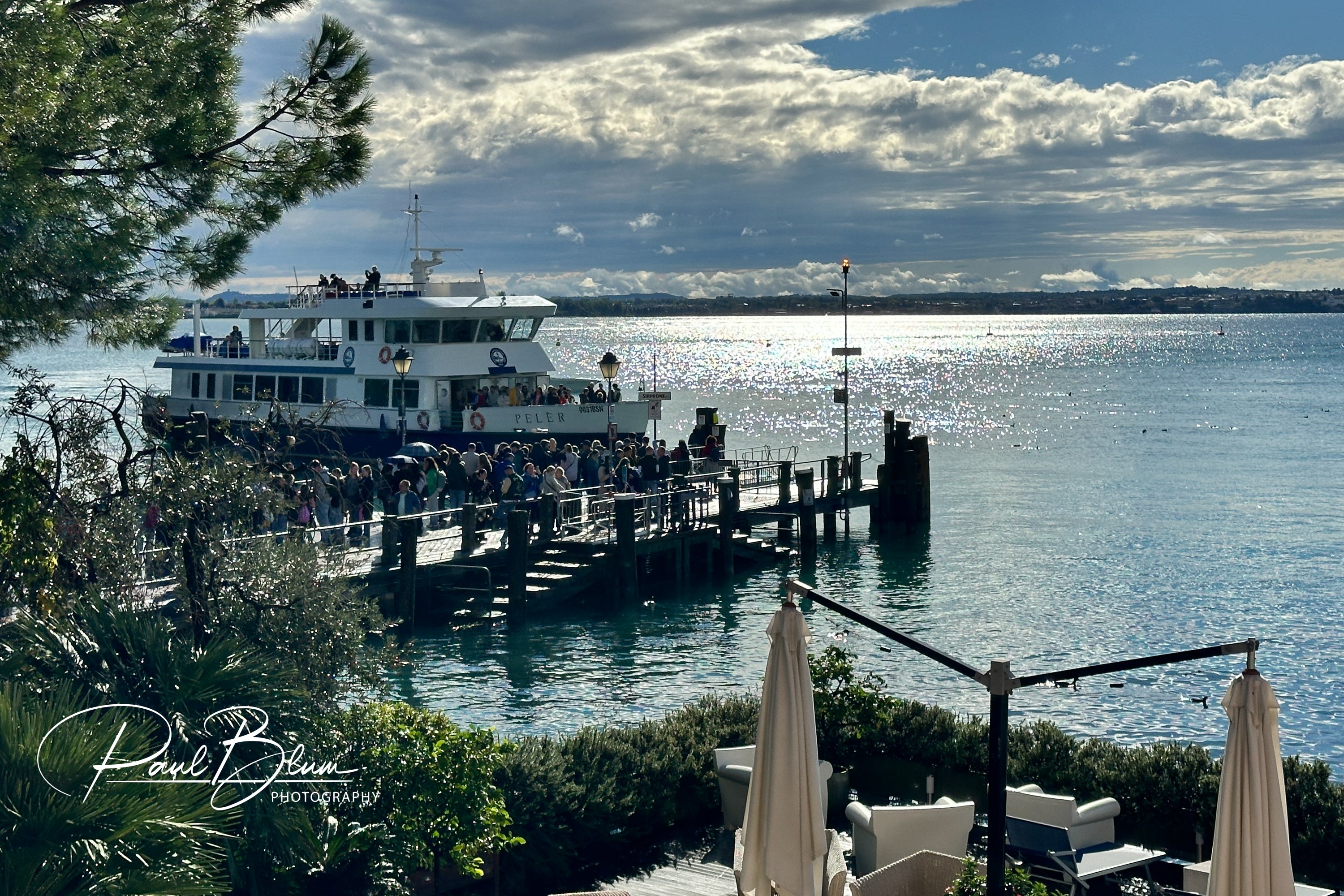 Sirmione Ferry arrives